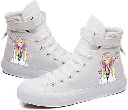 DIOMMELL Nezuko Tanjiro Zenitsu Shinobu Sneakers High Top Shoes Anime Gift in Saudi Arabia