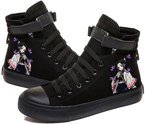 DIOMMELL Nezuko Tanjiro Zenitsu Shinobu Sneakers High Top Shoes Anime Gift in Saudi Arabia