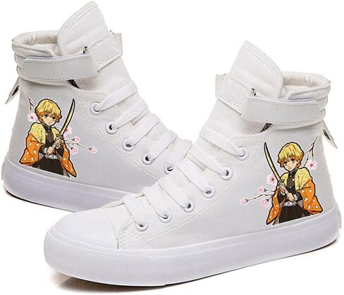 DIOMMELL Nezuko Tanjiro Zenitsu Shinobu Sneakers High Top Shoes Anime Gift in Saudi Arabia