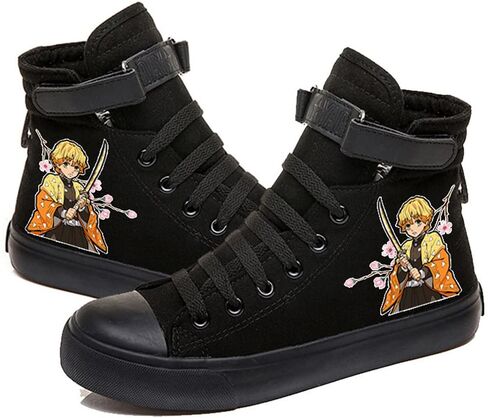 DIOMMELL Nezuko Tanjiro Zenitsu Shinobu Sneakers High Top Shoes Anime Gift in Saudi Arabia
