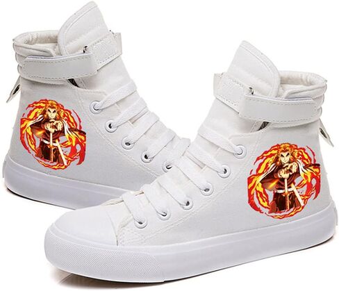 DIOMMELL Nezuko Tanjiro Zenitsu Shinobu Sneakers High Top Shoes Anime Gift in Saudi Arabia