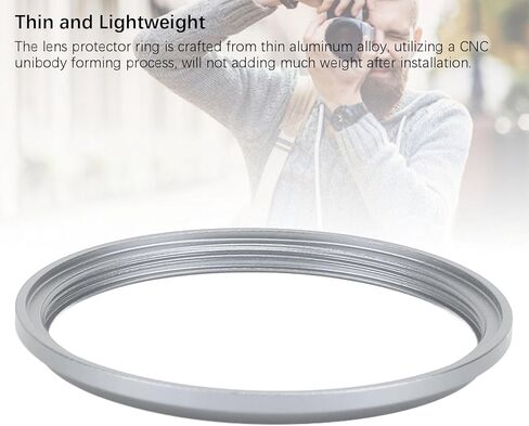 Metal Lens Decoration Ring Lightweight Protective Lens Ring for X100 V VI F T S Camera (Red) in Saudi Arabia