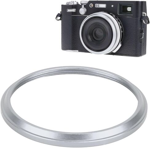 Metal Lens Decoration Ring Lightweight Protective Lens Ring for X100 V VI F T S Camera (Red) in Saudi Arabia