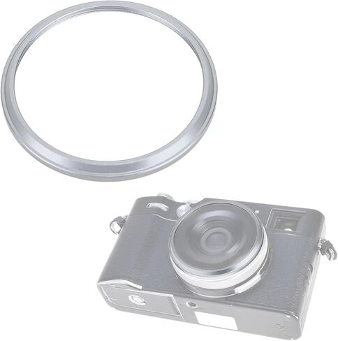 Metal Lens Decoration Ring Lightweight Protective Lens Ring for X100 V VI F T S Camera (Red) in Saudi Arabia