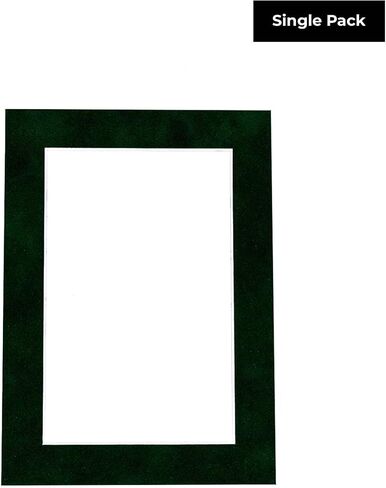 5x7 precut Royal Blue Suede Picture Matboard for 4x6 Photo - للإطارات التي تبلغ مساحتها 5 × 7 بوصات - مريحة مريحة لعرض قياس الفن 4 × 6 بوصات in Kuwait