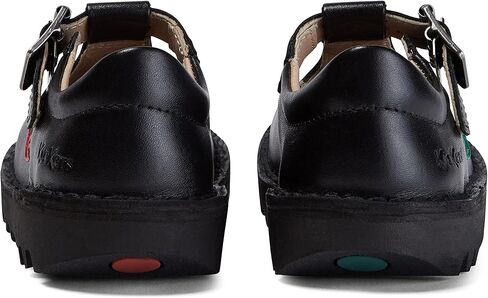 Kickers Kick T I Core Black Leather Shoes-UK in Kuwait