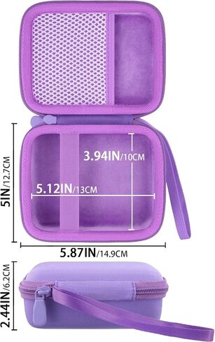Kids Camera Case for Fretrecy/PURULU/Makolle/teslahero Kids Camera Toy,Storage case can holder for tripod and camera accessories,Pink Case in Saudi Arabia