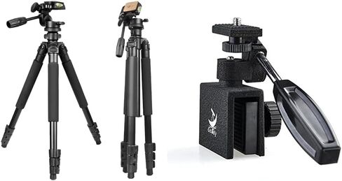 Gosky 61-inch Tripod and Car Window Mount for Spotting Scopes, Binoculars, Cameras in Kuwait