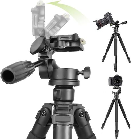 Gosky 61-inch Tripod and Car Window Mount for Spotting Scopes, Binoculars, Cameras in Kuwait