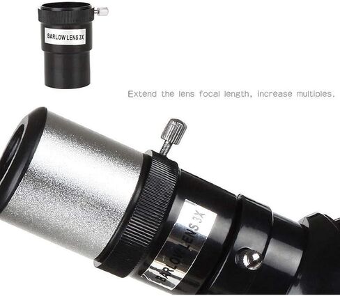 Astronomical Telescope for Beginners Refractor Telescope for Kids and Adults with Tripod Observing Moon and Scenery Binoculars (Color : Black) (White) in Kuwait