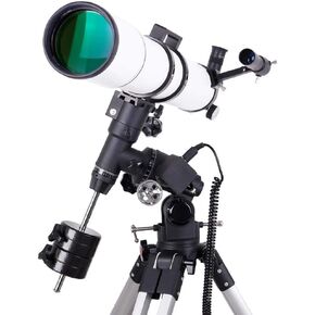 Focal Length 920Mm 6 * 30 Finder Mirror Multilayer Green Film Telescope Refracting Telescope Adjustable Portable Travel Telescopes for Astronomy with Equatorial Mount