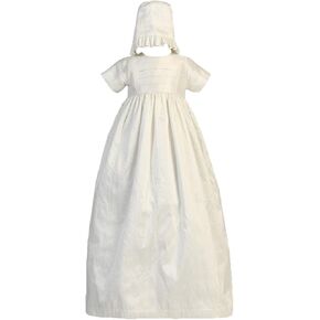 Swea Pea & Lilli Baby-Girls Silk Silk Heirloom Family Bony مع قبعتين