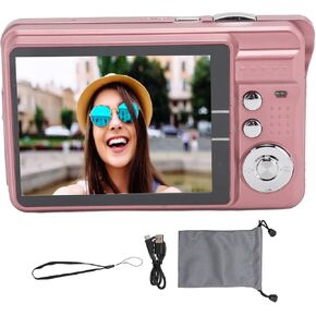Fabater 48MP 4K Digital Camera ، Autofocus 8x Zoom Autofocus ، HD 2.7 Inch Screen
