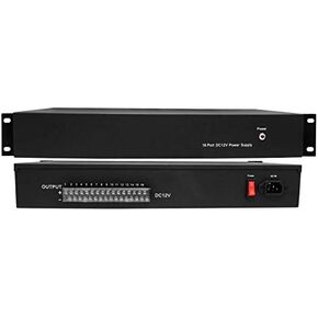 ENS CP1218-20A-1.5U Power Supply, 12V DC, 16CH, 110V-240V AC Input, 1.5U Case.