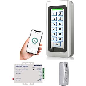 WiFi Access Control Keypad + K80 Power Supply Control + Metal Push Button Bundles