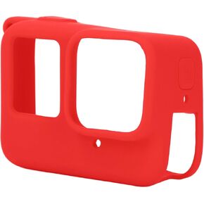 Keenso Silicone Case Lens Cap for Ace Pro: Durable Shockproof Silicone Protective Cover for Sports Camera Fans (White)
