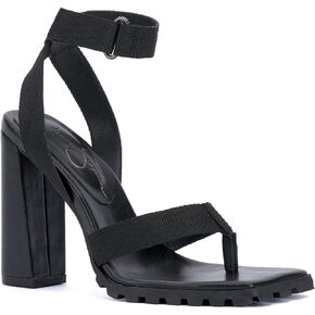 Jessica Simpson Kielne Women's Mixed Media Block Heel Sandals