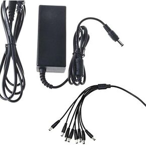 Accessory USA Premium 5Amp Power Adapter with 8 Way Splitter for Night Owl Cameras 12v
