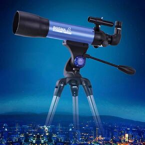 Telescope Refracting Telescope Adjustable Portable Travel Telescopes for Astronomy Focal Length 500Mm Limit Star 11.4 Collecting Power 131X with Equatorial Mount