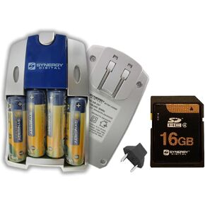 Synergy Digital Accessory Kit, Compatible with Kodak PIXPRO FZ43 Digital Camera includes: SY-SD16GB Memory Card, SB257 Battery