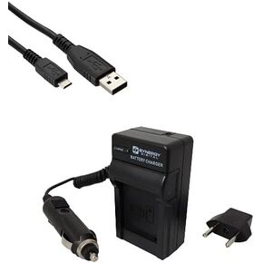 Accessory Kit Compatible with Synergy Digital, Works with Sony HXR-MC88 Full HD Camcorder includes: SDM-109 Charger, USBM USB Cable