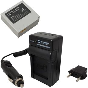 Synergy Digital Accessory Kit, Compatible with Samsung SC MX10R Camcorder includes: SDIABP85ST Battery, SDM-1527 Charger