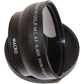for Olympus E-620 E-520 E-420 Pro HD Wide Angle with Macro Lens (58mm Compatible)