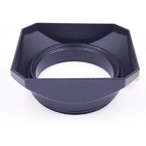 37 39 40.5 43 46 49 52 55 58 mm Square Shape Lens Hood for Fuji for Nikon for Canon for Sony for panasonic for pentax for Olym Single Camera(46mm)