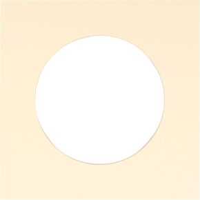 CountryArtHouse Hunter Green Acid Free 16x16 Circle Picture Frame Mat with White Core Bevel Cut for 12x12 Pictures - Fits 16x16 Frame - Pack of 1 Matboard