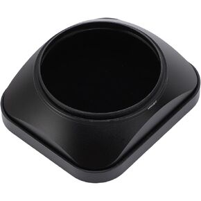 Fydun Square Lens Hood 55mm Aluminum Alloy Metal Lens Hood Camera Accessories Shade Universal (Silver)