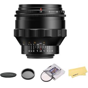 TTArtisan 75mm F1.5 Swirly Bokeh Full Frame Lens with 58mm Lens Filter F1.5 Large Aperture Compatible with M42 Mount Camera Lens