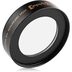 Opteka Achromatic 10x Diopter Close-Up Macro Lens for Canon EOS 90D, 80D, 77D, 70D, 60D, 1Ds, 7D, 6D, 5D, 5DS, T7s, T7i, T7, T6s, T6i, T6, SL3 and SL2 Digital SLR Cameras (Fits 52mm and 58mm Threads)