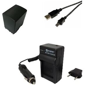 Synergy Digital Accessory Kit, Compatible with Canon VIXIA HF G21 Full HD Camcorder includes: USB5PIN USB Cable, SDBP827 Battery, SDM-1503 Charger