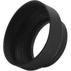 Universal Collapsible Camera Lens Hood with 3 Adjustable States, Protects Lens from Scattered Light, 62mm/2.44in for SLR Cameras (82mm)