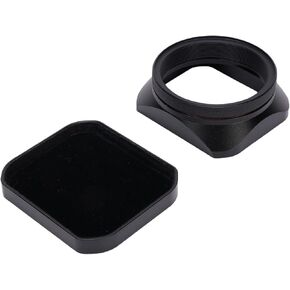 fosa Camera Lens Hood Cap Kit Fit for X100VI X100V X100F X100T X100S X100 X70 Camera (Silver)