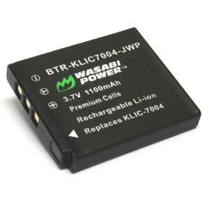 Wasabi Power Battery for Kodak KLIC-7004 and Kodak EasyShare M1033, M1093, M2008, PlaySport, PlayTouch, V1073, V1233, V1253, V1273, Zi8, Zx3
