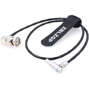 Time Code Adapter Cable for Red Epic Scarlet Right Angle BNC Male to Right Angle 00B 4 Pin Male Nor1438 Cable