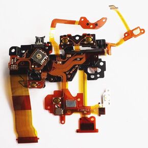 GeRRiT Replacement New Top Cover Mode Dial Button FPC Flex Cable RL-1048 for Sony A7 II ILCE-7M2 A7M2, black