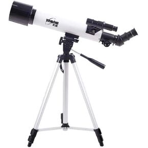 Telescope for Kids Adults Astronomy Beginners Refractor Telescope for Astronomy Portable Travel Telescope with Tripod 20~300 Times D b (A)