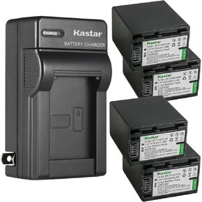 Kastar NP-FV100 AC Wall Battery Charger Replacement for Sony HDR-CX360, HDR-CX370, HDR-CX380, HDR-CX390, HDR-CX400, HDR-CX410, HDR-CX430, HDR-CX455, HDR-CX510, HDR-CX540 Camcorder