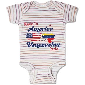 Cute Rascals Baby Bodysuit Made in America with Venezuelan Parts Boy & Girl Baby Clothes Funny Cotton