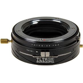Fotodiox Pro TLT ROKR - Tilt/Shift Lens Mount Adapter Compatible with Minolta Rokkor (SR/MD/MC) SLR Lenses to Fujifilm Fuji X-Series Mirrorless Camera Body