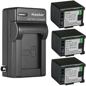 Kastar BP-820 AC Wall Battery Charger Replacement for Canon XA40, XA45, XA50, XA55, VIXIA HF G21, VIXIA HF G30, VIXIA HF G40, VIXIA HF G50 UHD 4K, VIXIA HF G60, VIXIA GX10 Camera