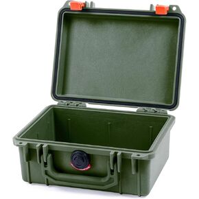 Pelican 1150 Case, OD Green with Black Latches, None (Case Only)