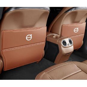 2 Pcs Car Seat Back Protector for Volvo S40 S60 S70 S80 S90 S60L S80L V40 V50 V60 V70 V90, Back of Car Seat Protector Scratch and Wear-Resistant, Back of Seat Protector, Car Seatback Protector