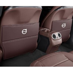 2 Pcs Car Seat Back Protector for Volvo S40 S60 S70 S80 S90 S60L S80L V40 V50 V60 V70 V90, Back of Car Seat Protector Scratch and Wear-Resistant, Back of Seat Protector, Car Seatback Protector