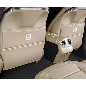 2 Pcs Car Seat Back Protector for Volvo XC60 S90 S60L XC90 S80L S60 S40 S70 XC70, Back of Car Seat Protector Scratch and Wear-Resistant, Back of Seat Protector, Car Seatback Protector
