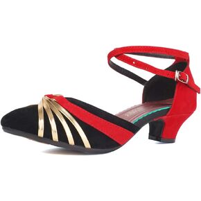 SWDZM Ballroom Dance Shoes Women Women Ene Latin Salsa Tango Practice Practice Dancing Shoes Ender Heel