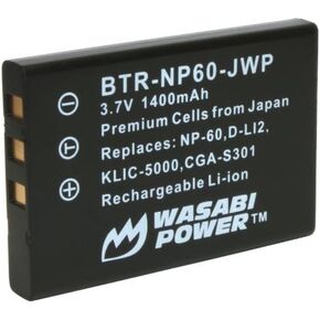 Wasabi Power Battery for Kodak KLIC-5000 and Kodak EasyShare DX6490, DX7440, DX7590, DX7630, LS420, LS433, LS443, LS633, LS743, LS753, P712, P850, P880, Z730, Z760, Z7590