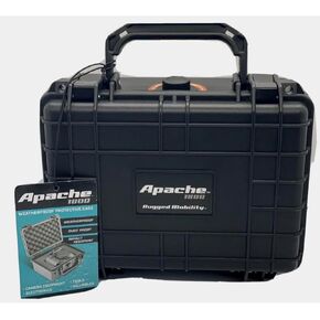 APACHE 1800 Weatherproof Protective Case 9-3/16, Black